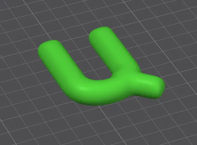 armenian letters in bubble style v2 — modelo 3D