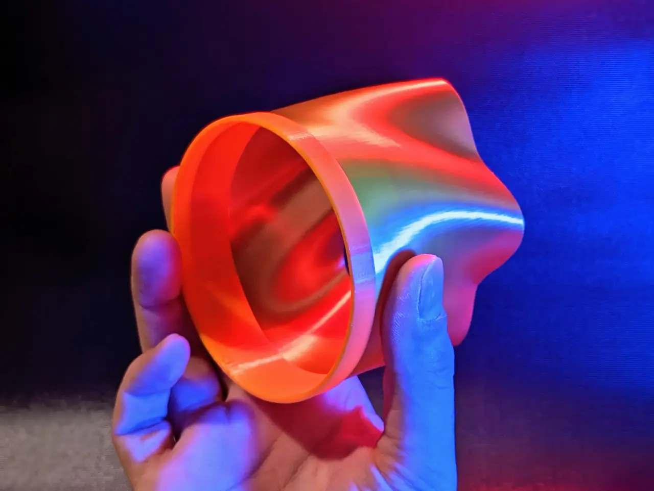 Hollow Flying Ring - Long Distance Spiral Toy — modelo 3D