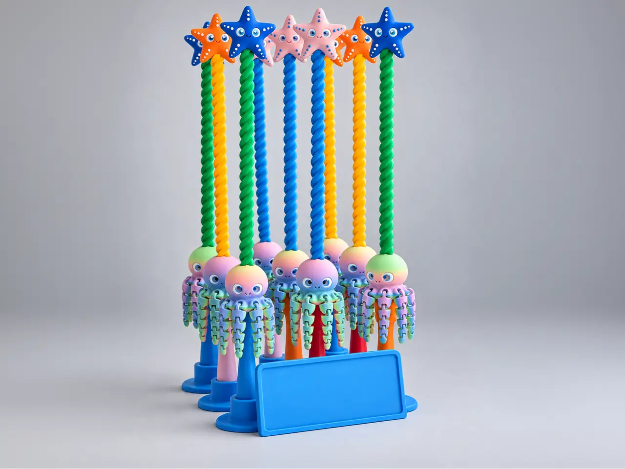 Stand for Spinning Magic Octopus Wands — modelo 3D
