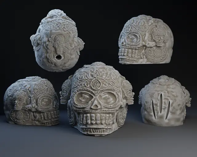 Aztec Death Whistle (Updated) — modelo 3D