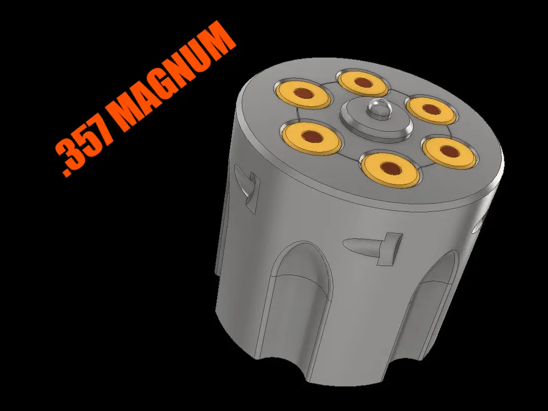 Revolver Cylinder shifter for TH8S — modelo 3D