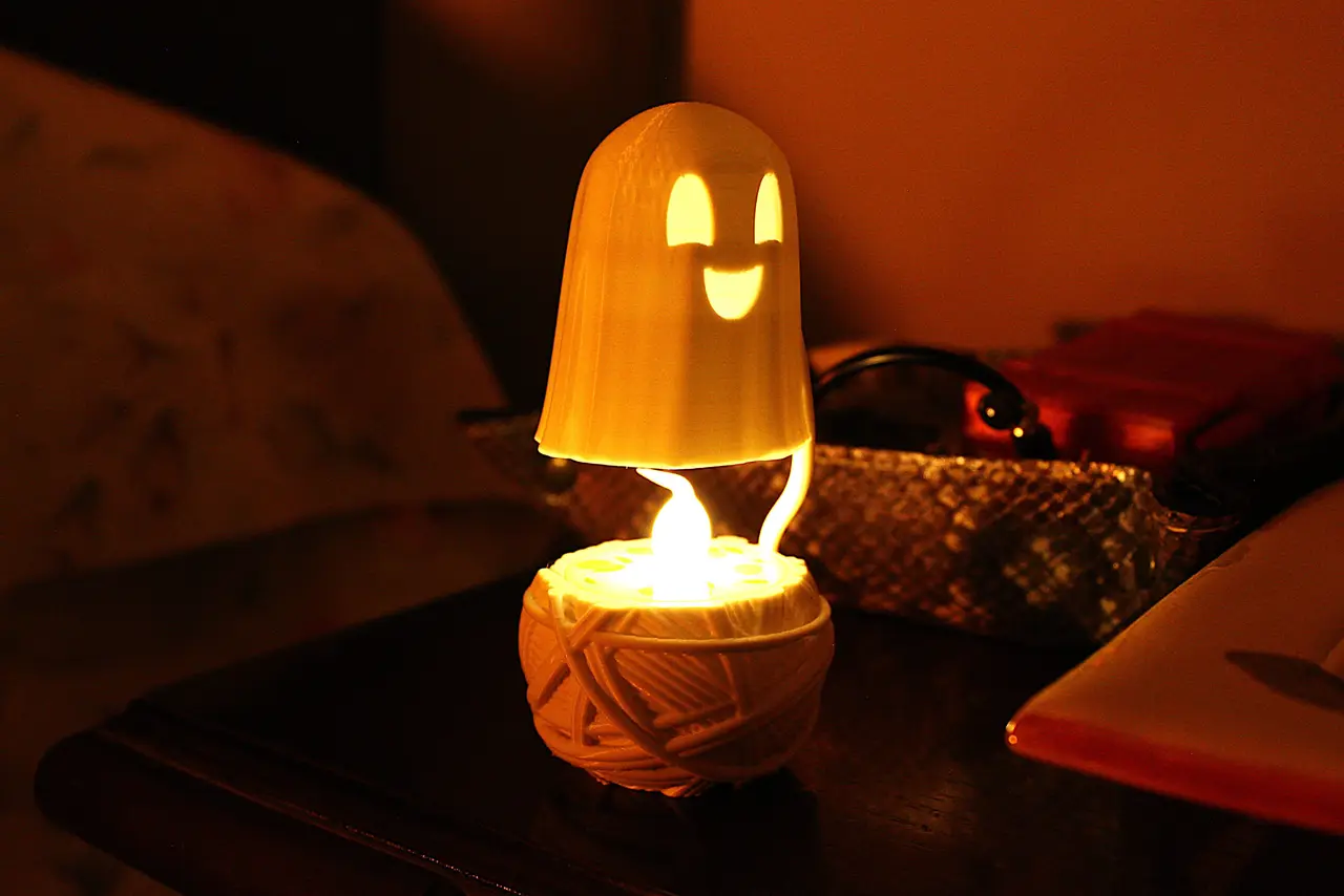 Happy little Ghost Lamp — modelo 3D