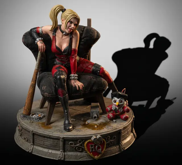 Harley Quinn in the Chair — modelo 3D
