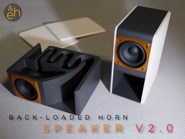 Back Horn Speaker V2.0 BL2 - Bluetooth, Active, Passive — modelo 3D