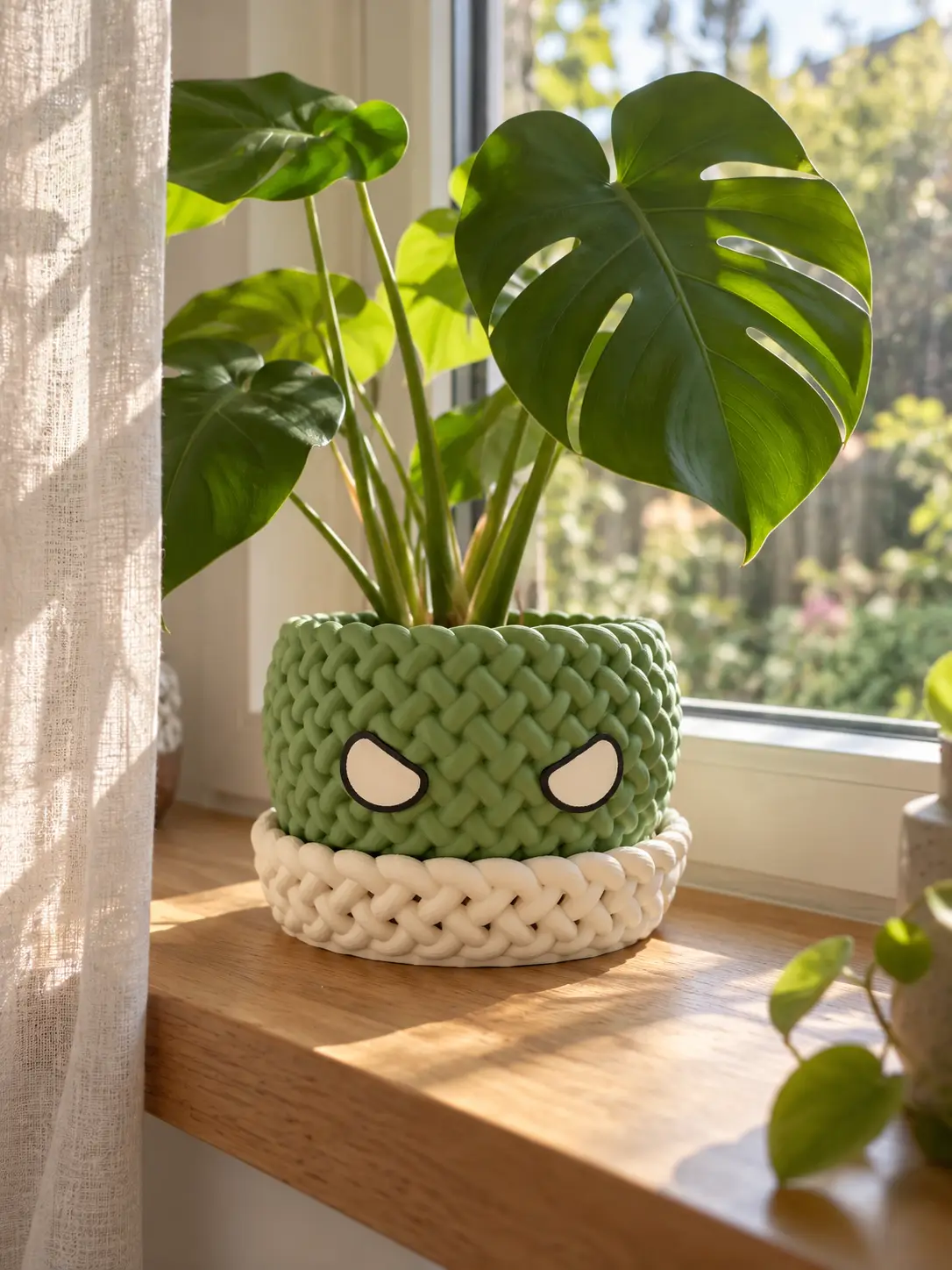 Knitted Planter with Interchangeable Eyes — modelo 3D