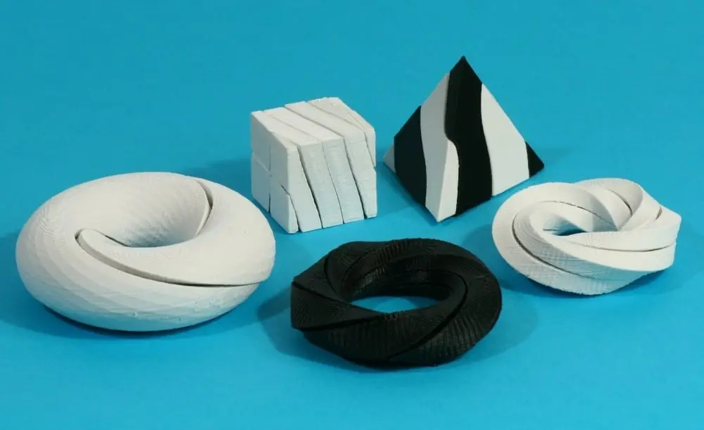 Five screw-puzzles by George Hart — modelo 3D