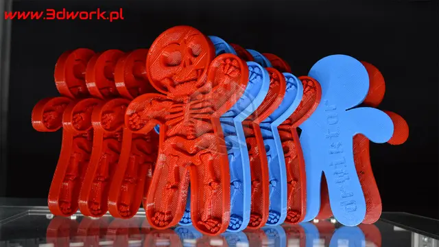 Cutter cookies skeleton - halloween — modelo 3D