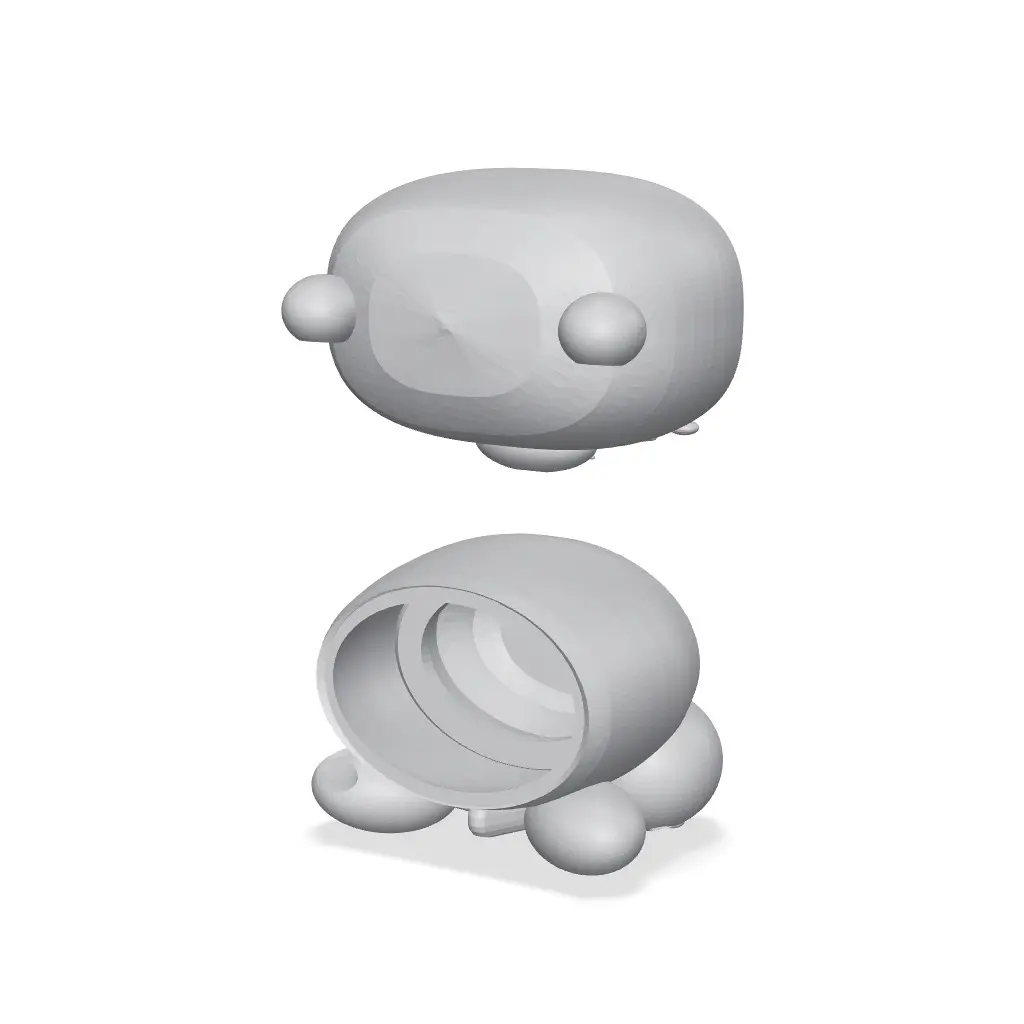 SLEEPY BEAR — Christmas Keepsake Box — modelo 3D