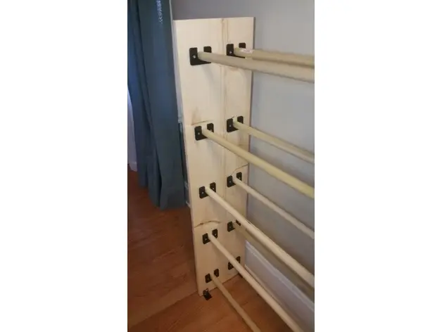 Filament Spool Shelf Rack Stand — modelo 3D