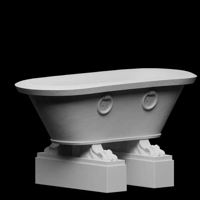Granite tub — modelo 3D