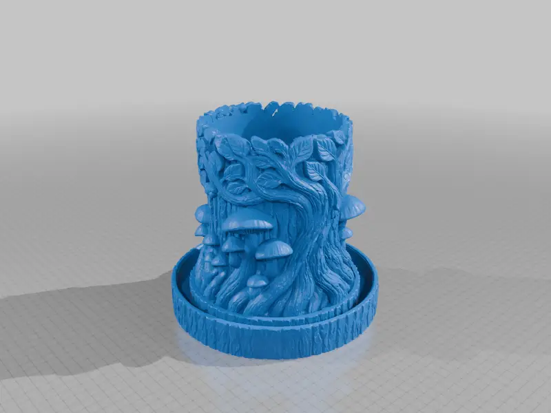 Tree of Life Planter with Planter Tray — modelo 3D