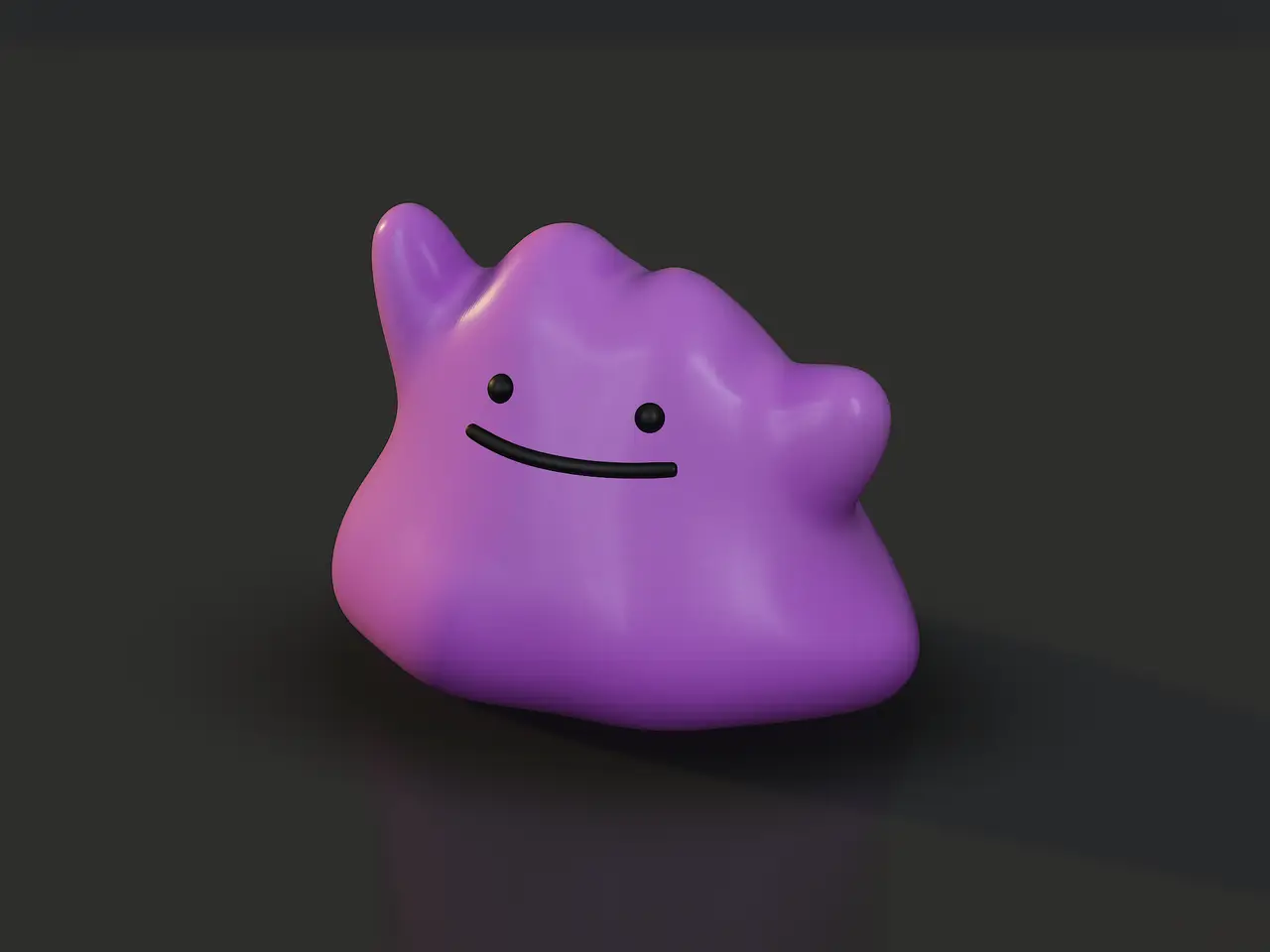 Ditto Pokemon — modelo 3D