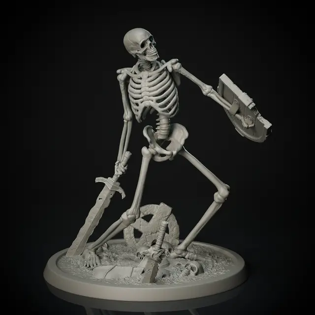 Skeleton Warrior F — modelo 3D