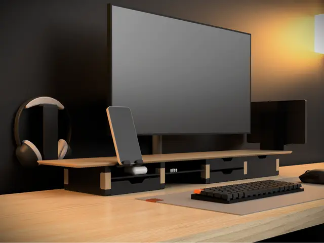 Modular Desk Shelf Fully Printed • Screwable Addon — modelo 3D