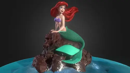 The Little Mermaid (ARIEL) — modelo 3D