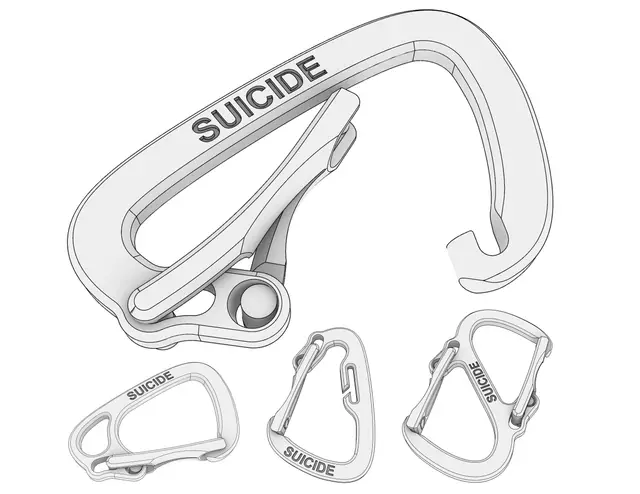 The Suicide Carabiner — modelo 3D