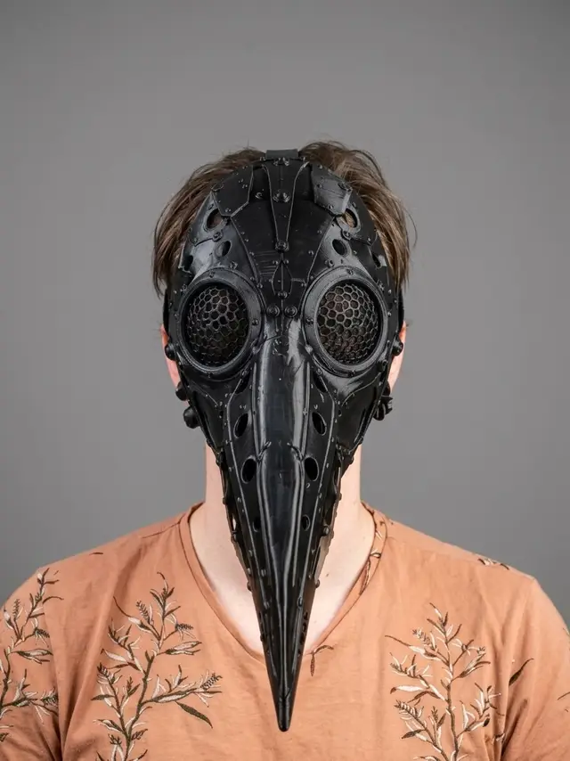 Plague Doctor Mask – Steampunk Halloween Costume — modelo 3D