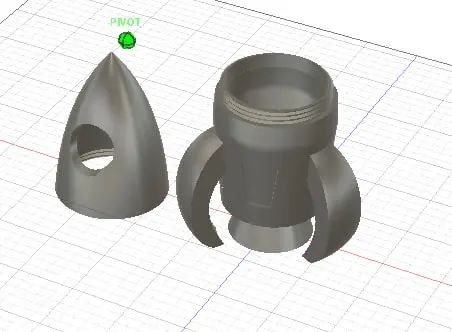A Rocket Pencil Case — modelo 3D