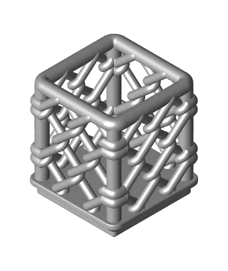 Chain Link Gridfinity Bin 40mm — modelo 3D