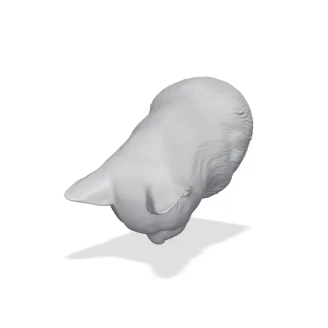 Russian Blue Bust 3D Print STL — modelo 3D