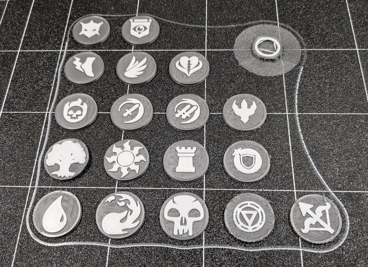 MTG Tokens — modelo 3D