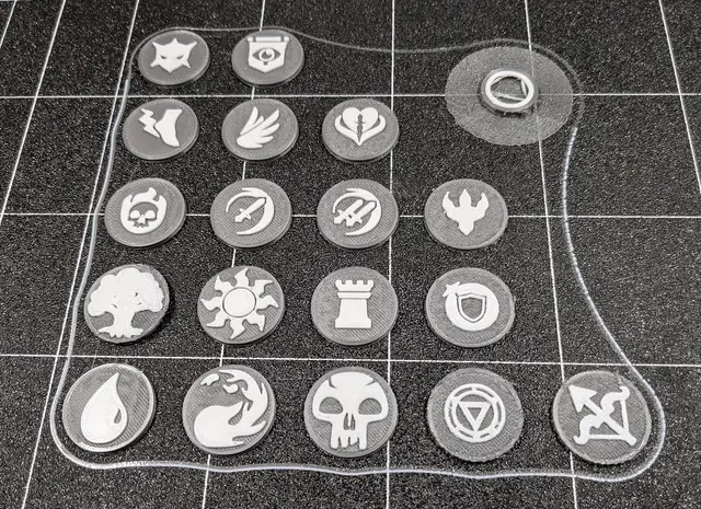 MTG Tokens — modelo 3D