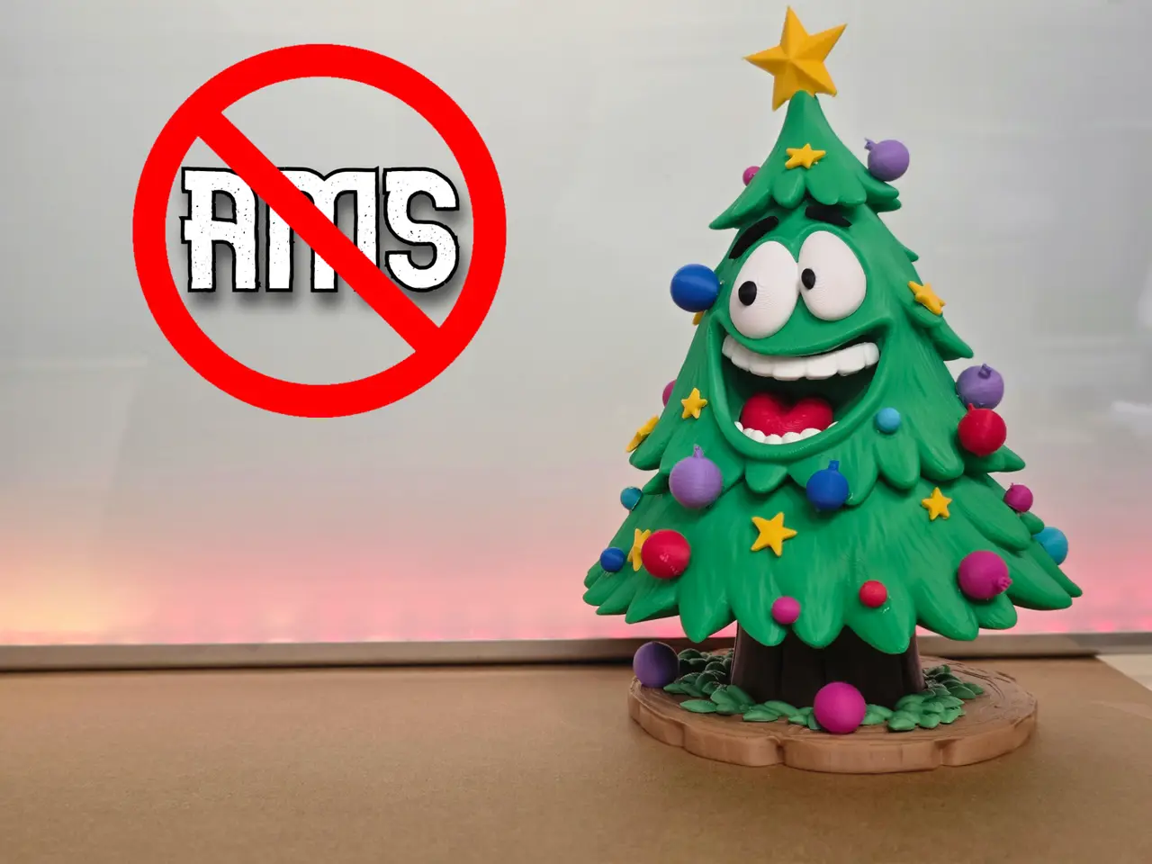 CARTOON CHRISTMAS TREE / NO AMS — modelo 3D