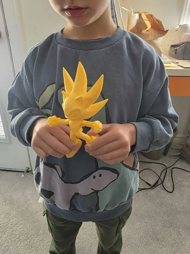 Sonic Toy improved for a Kid's play. — modelo 3D