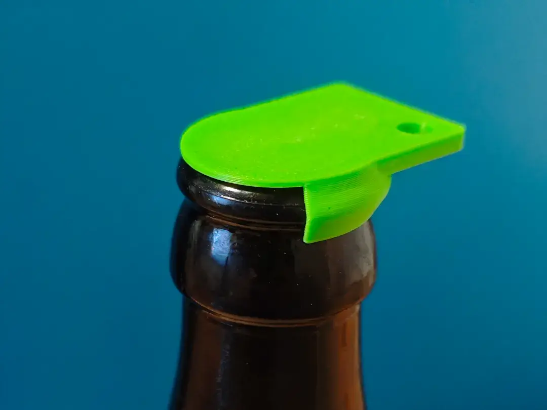 Flaschenverschluss - Biercap - Schlüsselanhänger — modelo 3D