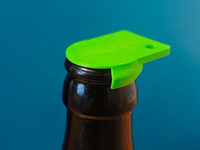 Flaschenverschluss - Biercap - Schlüsselanhänger — modelo 3D