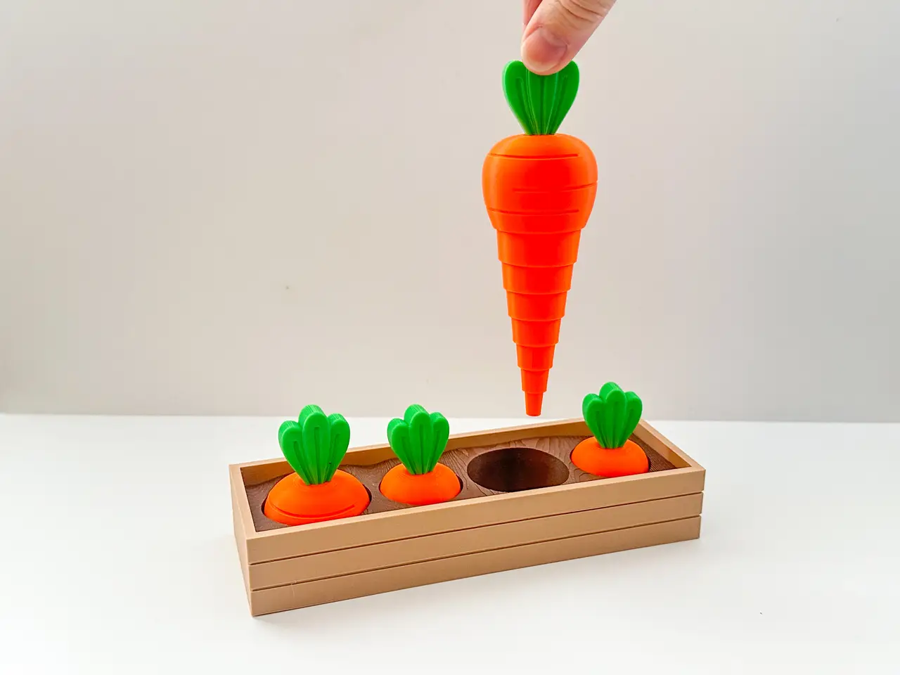 Carrot Garden Layered Fidget Toy — modelo 3D