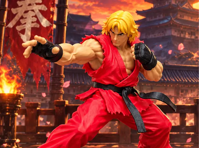 Ken Masters Street Fighter — modelo 3D