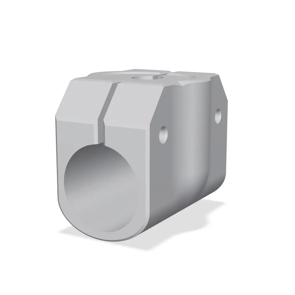 T_Joint_20mm_8mm_CarbonFiber — modelo 3D