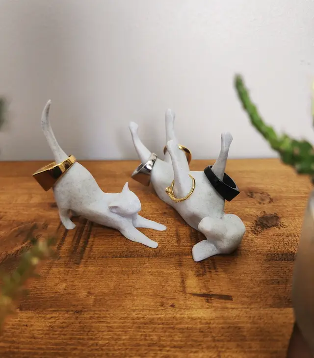 DOG & CAT Ring Holder — modelo 3D