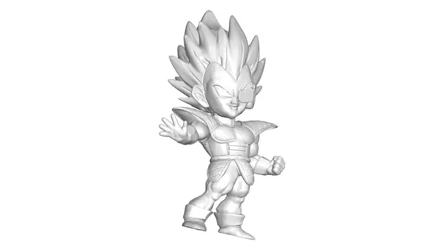 DRAGON BALL Z DBZ / MINIATURE COLLECTIBLE FIGURE DRAGON BALL Z DBZ VEGETTA — modelo 3D