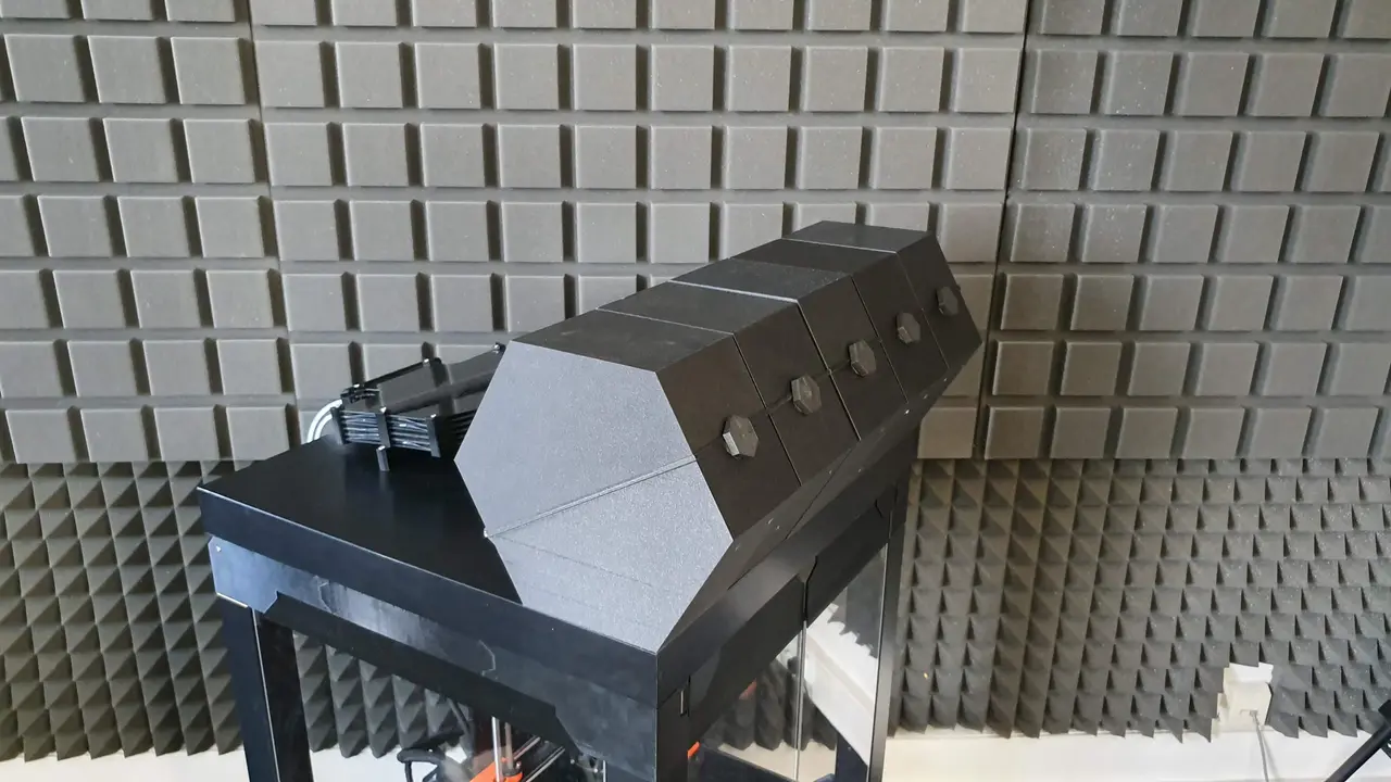 Standalone Drybox, spool holder - with humidity sensor — modelo 3D