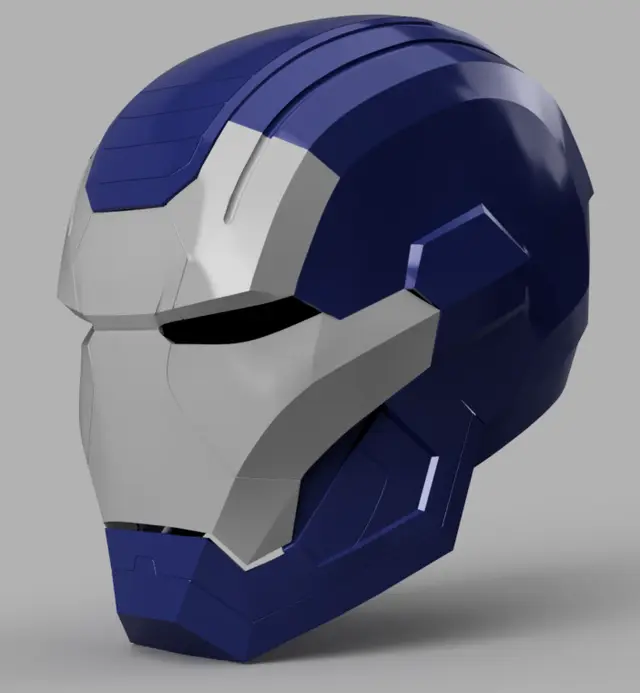 Iron Patriot Helmet (Iron Man) — modelo 3D