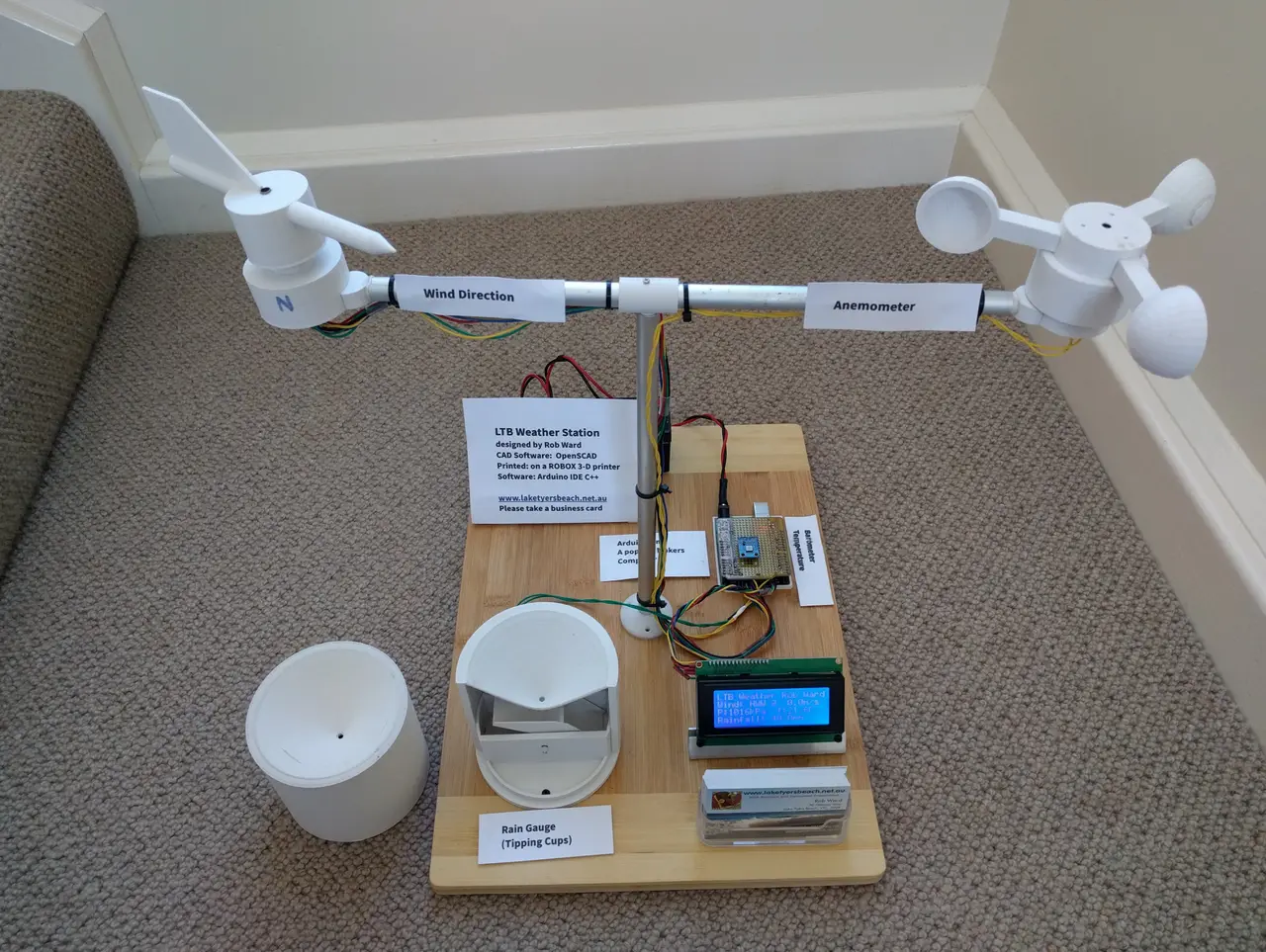 LTB Weather Station — modelo 3D