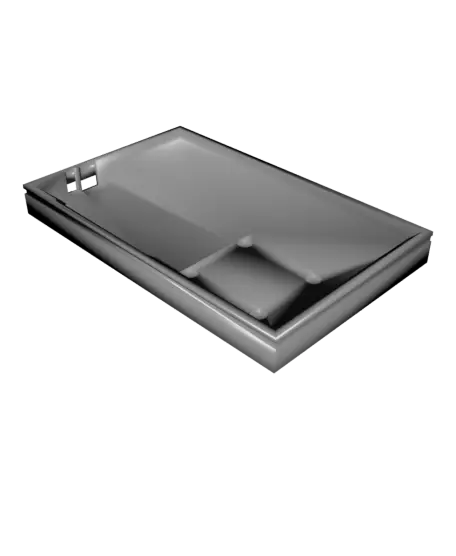 HMTECH 10in Touchscreen case — modelo 3D