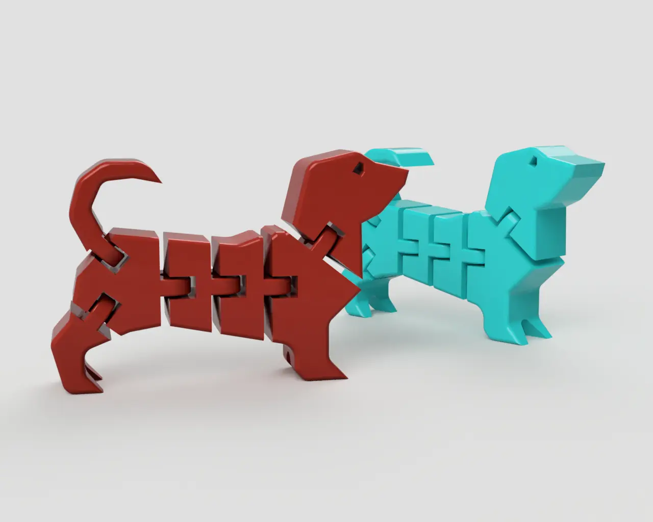 Flexi Articulated Doggo — modelo 3D