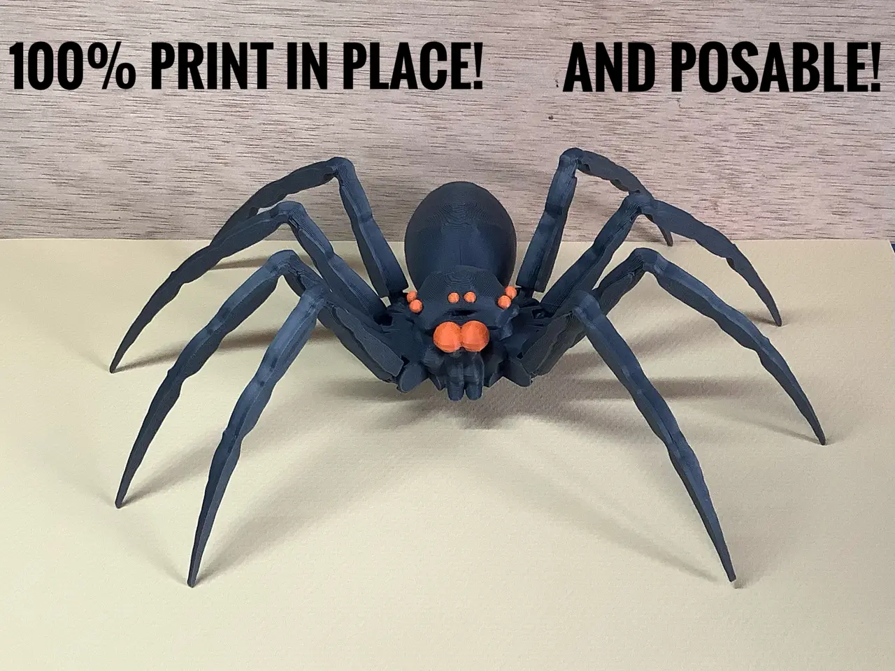 Spider: print in place AND tight! — modelo 3D