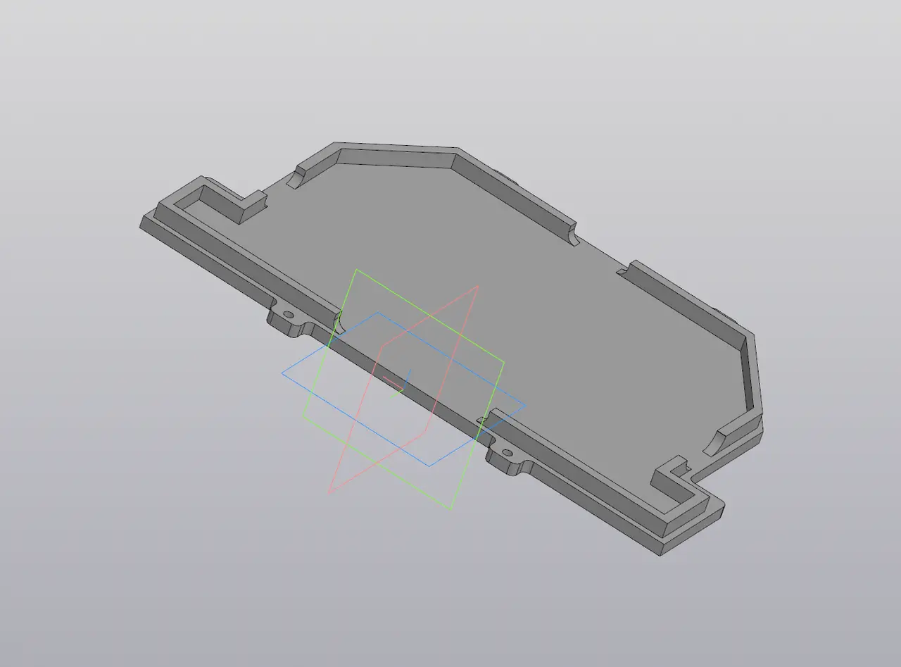 Корпус платы гироскутера для DIY проектов — modelo 3D