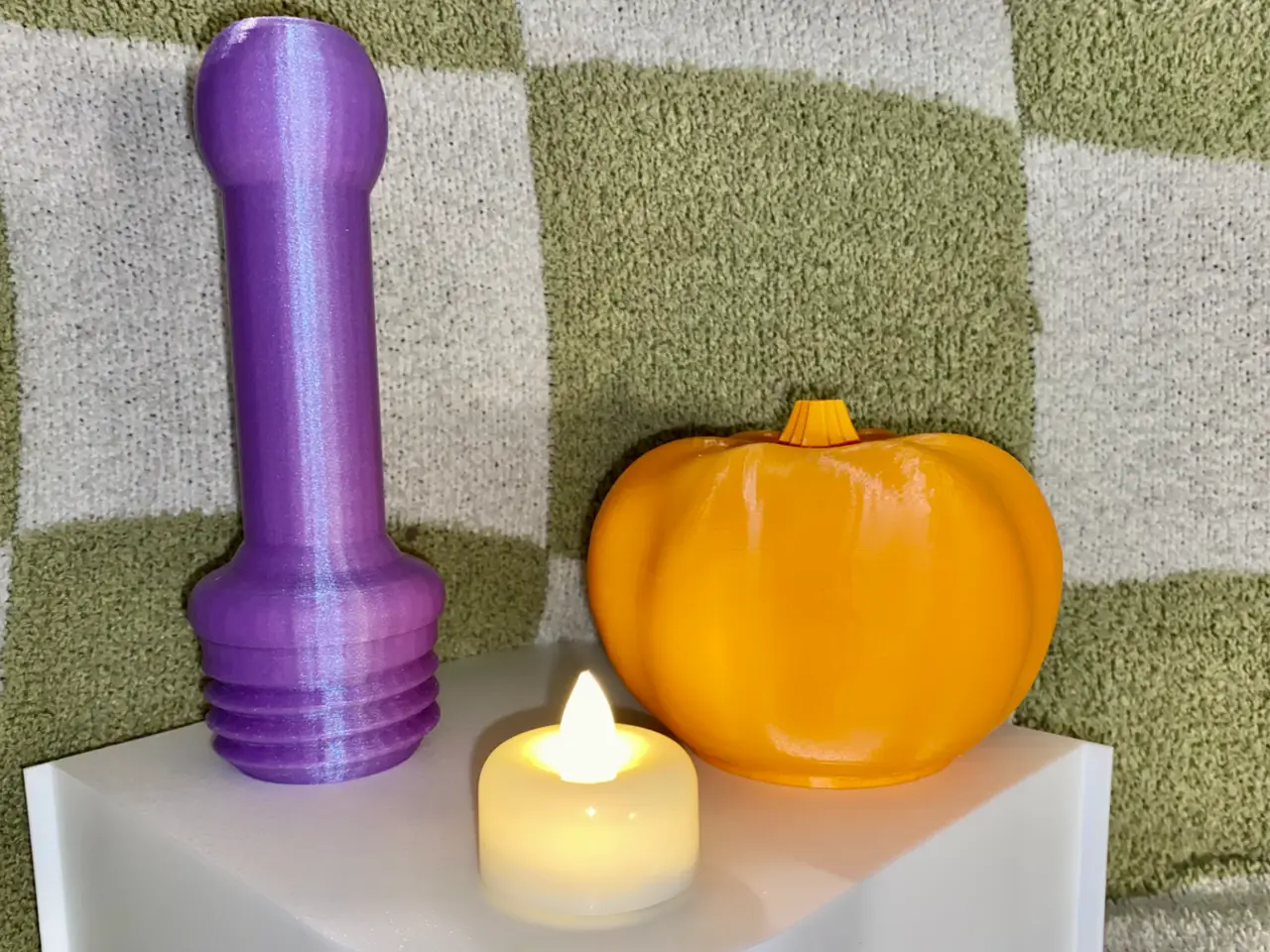 Pumpkin Light Stick — modelo 3D