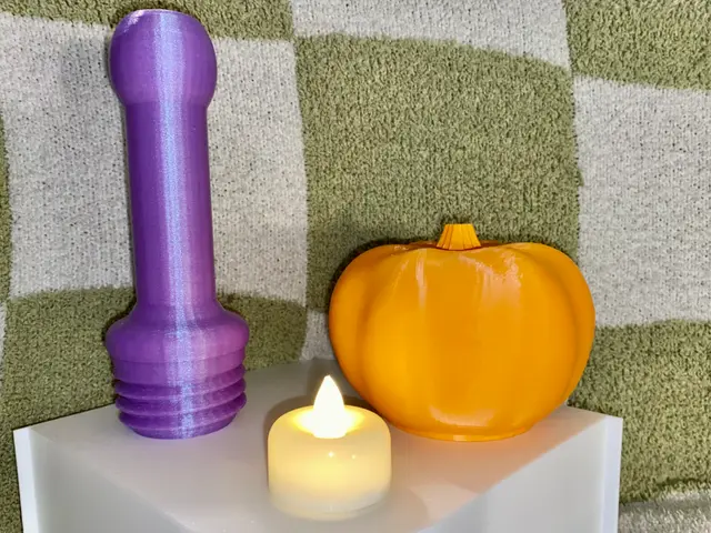 Pumpkin Light Stick — modelo 3D