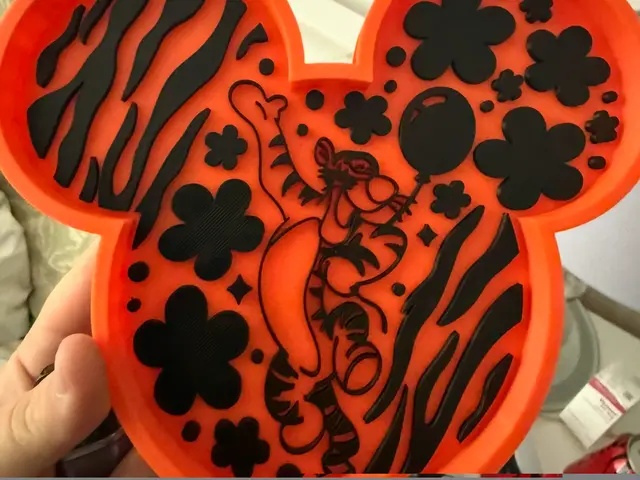 Tigger Trinket bead tray — modelo 3D