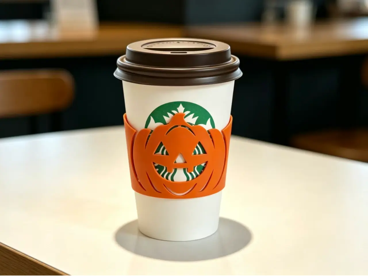 Halloween Jack-O'-Lantern Drink Sleeve — modelo 3D
