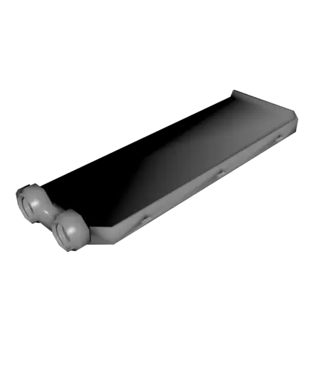2x6 MU - Left Support End - Modular Bolt-Locked Shelf — modelo 3D