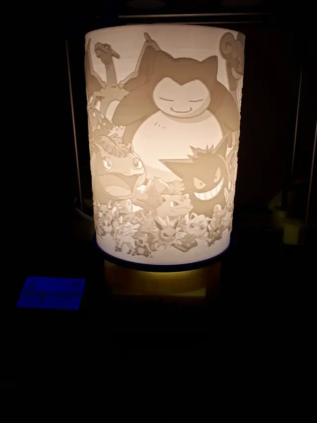 Pokemon lithophane lamp — modelo 3D