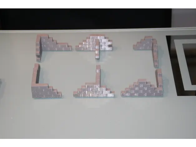 Wargaming compatible Wall / Ruin — modelo 3D