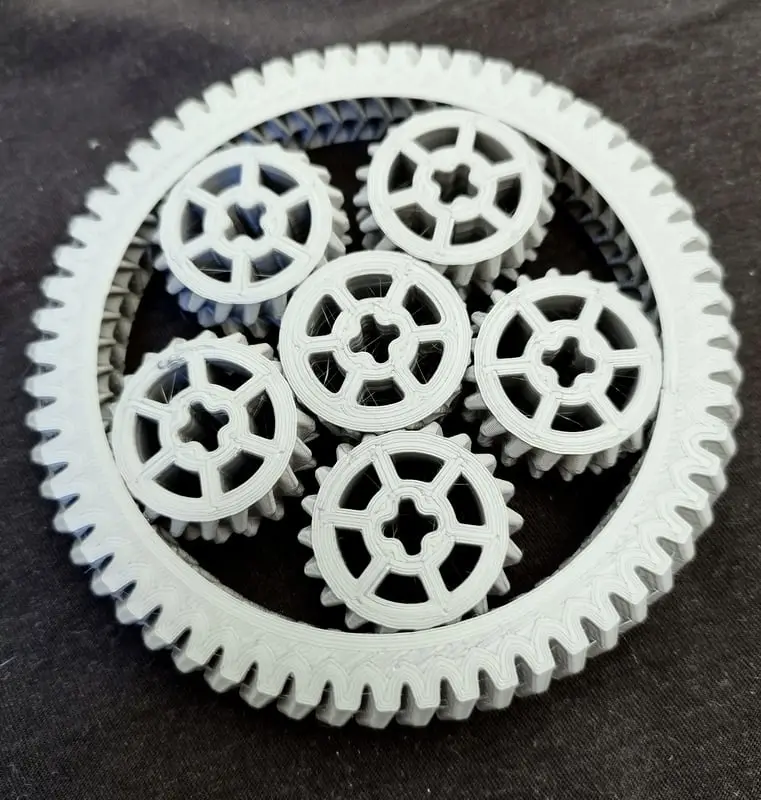Gears in motion — modelo 3D